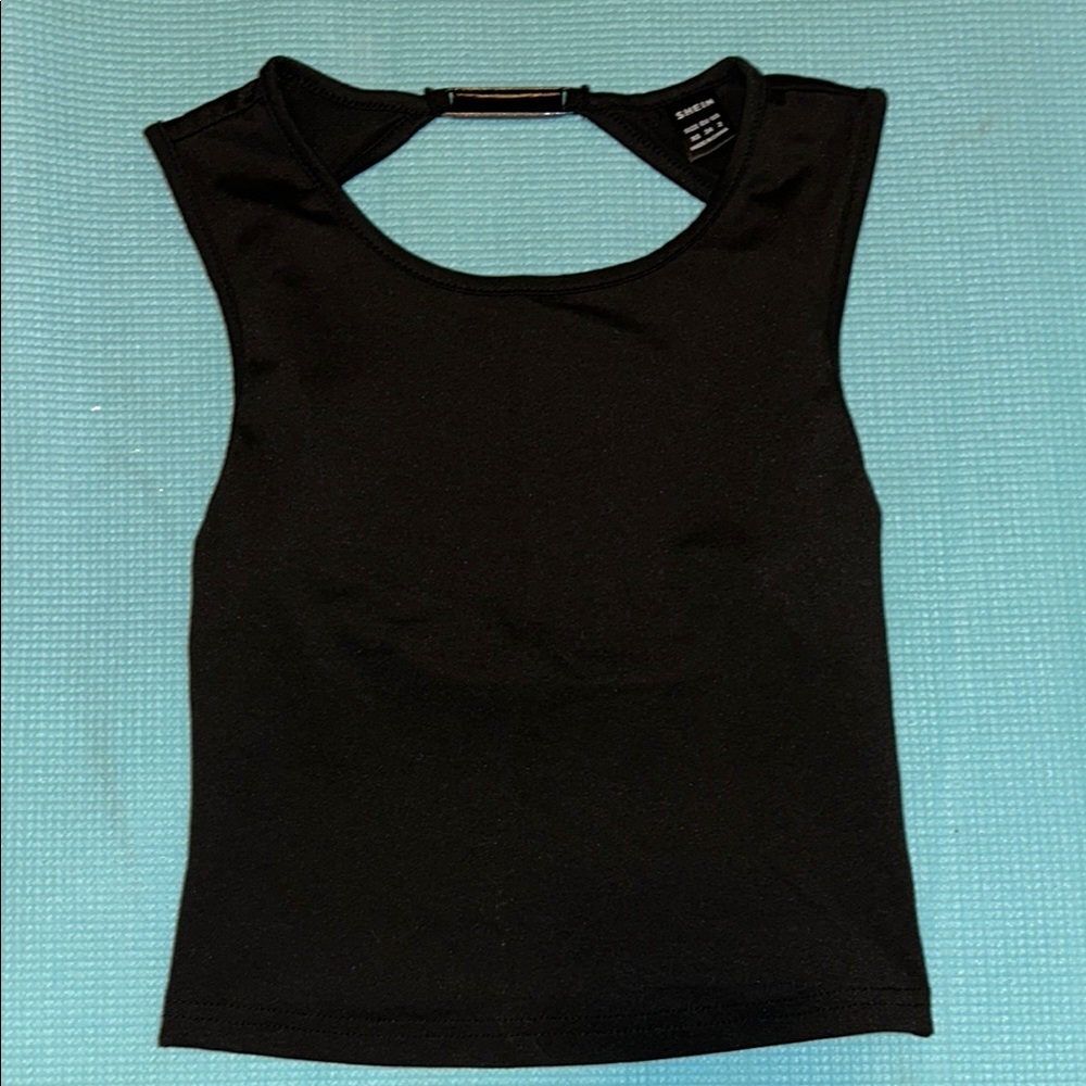 SHEIN Backless Cropped Tank